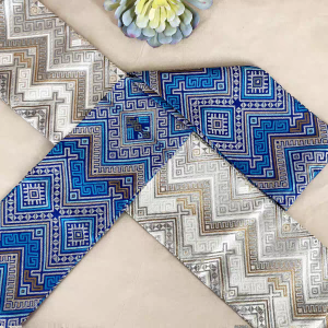 Ethno Brocade Long Scarf